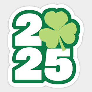 2025 St Patricks Day Sticker